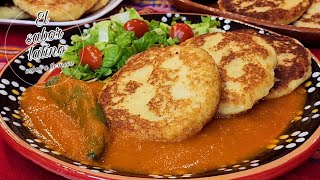 La receta de tortitas de papa que mas gusta en casa receta fácil y rendidora [upl. by Cordell]