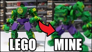 Hulks Gamma Mech Armor Lego Marvel 76241 [upl. by Rma]