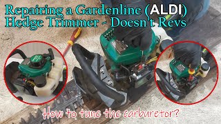 VTECH 81  Repairing an ALDI Gardenline Green Hedge Trimmer [upl. by Batista30]