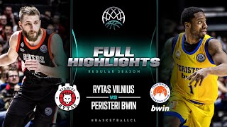 Rytas Vilnius v Peristeri bwin  Full Game Highlights  BasketballCL 202324 [upl. by Bohner577]