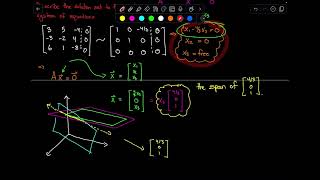 Week 2  Lesson 9  Homogeneous vs nonhomogeneous systems and describing solutions sets [upl. by Refiffej]