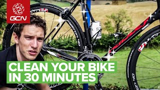 30 Minute Bike Wash  How To Clean amp Degrease Your Bike [upl. by Aivatahs330]