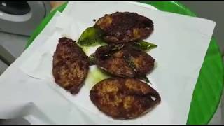 Vanjarameen varuval  or  king fish fry in tamil [upl. by Uoliram]