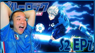 NAGI SAVED BLUE LOCK FROM HUMILIATION 😲  Blue Lock Season 2 Episode 7 REACTION ブルーロック 31話の反応 [upl. by Philemol]