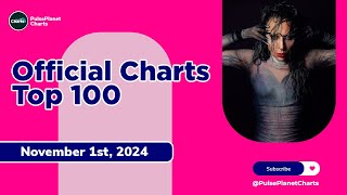 UK Official Singles Chart Top 100 November 1st2024 [upl. by Ebarta]