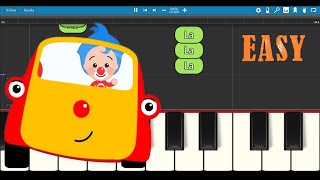 Tu Tu Tuni  Fácil  Clases de Piano  El payaso plim plim  Plim plim canciones  Easy piano [upl. by Alverta]