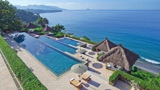 Amankila most PHENOMENAL resort in Bali Indonesia full tour [upl. by Sofko]