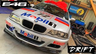 E46 TURBO DRIFT cest enfin finalisé 🙌 [upl. by Raimes]