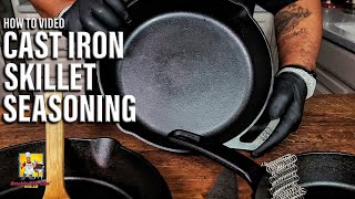 How To Season a Cast Iron Skillet [upl. by Haik]