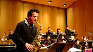 Eric Marienthal 試音：港都夜雨 w Taipei Jazz Orchestra [upl. by Prebo668]