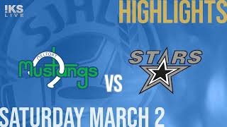 Melfort Mustangs  Battlefords North Stars March 2 2024 [upl. by Hughmanick332]