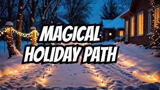 Magical Christmas Lights Pathway [upl. by Sueaddaht]