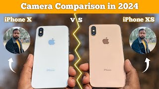 iPhone XS VS iPhone X Camera Comparison in 2024🔥  Detailed Camera Test in Hindi⚡ [upl. by Nohsreg778]