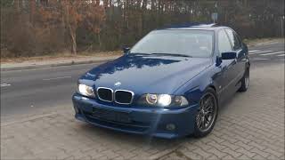 BMW E39 540i 44 v8 sound exhaust popcorn [upl. by Yehtomit]