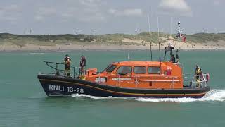 Hastings RNLI Shannon Class Lifeboat enters Rye Harbour 20th July 2024 [upl. by Ignacius]