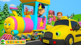 Wheels On The Vehicles Transport Songs  More Kids Videos and Nursery Rhymes [upl. by Det601]