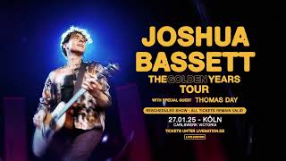 Joshua Bassett kommt im Januar 2025 mit seiner quotThe Golden Yearsquot Tour nach Köln [upl. by Fulbright]