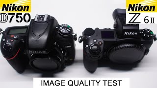 Nikon D750 VS Nikon Z6II  DSLR vs Mirrorless  Image Quality Test [upl. by Enitsenre403]