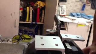 Motorcycle Fabrication Jackshaft  Motor Mount and a Puppy [upl. by Nereil]