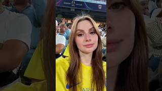 Her Reaction When Ronaldo Got A Red Card shorts ronaldo [upl. by Ebert70]