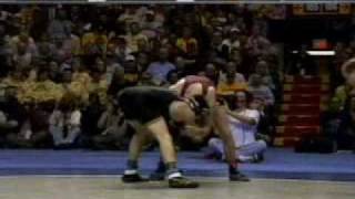 College Wrestling Metcalf vs Schlatter 2008 big ten finals [upl. by Acenom]