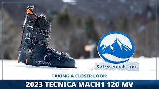 2023 Tecnica Mach1 120 MV Ski Boots Short Review with SkiEssentialscom [upl. by Neevan]