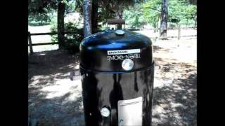 Brinkmann Smoker cooking Tritip [upl. by Ondrea313]