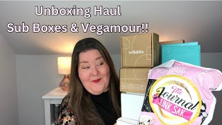 Subbie Haul with Vellabox Journal Junk Mint Mongoose and Vegamour [upl. by Waneta]