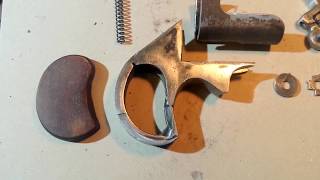 Derringer pistol handmade [upl. by Nylemaj]