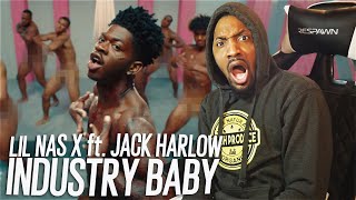 Lil Nas X Jack Harlow  INDUSTRY BABY REACTION [upl. by Robinett]