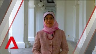 President Halimah Yacob’s New Year message [upl. by Llertniuq]