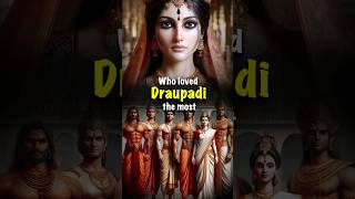 Who among the Pandavas loved Draupadi the most mahabharat draupadi [upl. by Anaet]