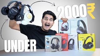 Top 5 best Headphones under 2000 in India 2024  best gaming headphones under 2000 rs⚡️⚡️ [upl. by Aynav]