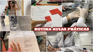 rotina semana de aulas práticas  faculdade de farmácia [upl. by Maurili]