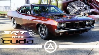 707HP Hellcat Swapped Cuda ProTouring Build  Supercharged 71 SRT Barracuda [upl. by Nylavad318]