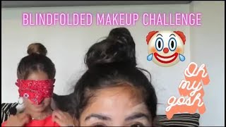 BLINDFOLDED MAKEUP CHALLENGE  Abira does Dúaa’s makeup blindfolded SHOCKING RESULT [upl. by Beeck]