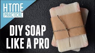 DIY Soap Like a Pro Get 32 Bars From One Batch  HTME Practical [upl. by Red]