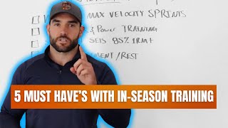 INSEASON Training For ATHLETES [upl. by Aitnis]