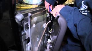 How to Remove Replace Front Door Panel  99 Durango  9803 [upl. by Harleigh]