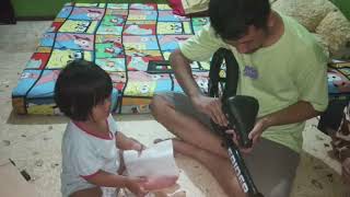 unboxing amp merakit sepeda push bike 5rider cocok untuk anak belajar sepeda pushbike sepeda [upl. by Brand]