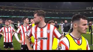 quotDERRY CITY PLAYERS LET THEIR CITY DOWN TONIGHTquot DERRY CITY V DROGHEDA UNITED 2024 FAI CUP FINAL [upl. by Ayisan]