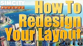 SimCity Build It  How To Redesign Your Layout 2018 [upl. by Ludwig394]