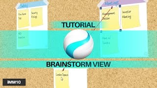 Tutorial Brainstorm View  iMindMap 10 [upl. by Notlil891]