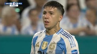 Enzo Fernandez vs Peru  One Assist 🔥 30624 1080i HD [upl. by Massey286]