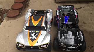 Hpi Baja 5T vs Losi 5iveT Size Comparison [upl. by Dnyletak]