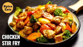 CHICKEN STIR FRY RECIPE  QUICK AND EASY CHICKEN STIR FRY  STIR FRY CHICKEN [upl. by Aiciram500]