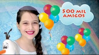 Surpresa Especial 500 k  Amigos Youtubers  Julia Silva [upl. by Dunning771]