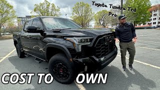 2024 Toyota Tundra Trd Pro  Cost To OwnFeatures [upl. by Mureil]