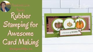 Rubber Stamping for Awesome Card Making [upl. by Nehemiah137]