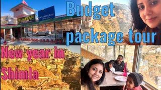 Delhi to Shimla low budget package tour by road  2Namp 3days Shimla in January hotel room tour [upl. by Aisaim98]